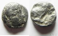 Ancient Coins - South Arabia. Sabean kingdom. Late 4th-mid 2nd centuries BC. AR half unit (12mm, 2.52g). Imitating Athens.