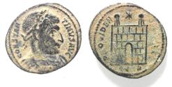 Ancient Coins - CONSTANTINE I AE FOLLIS. CAMP GATE