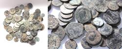 Ancient Coins - LOT OF 72 MIXED ANCIENT BRONZE COINS