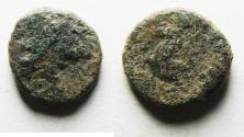 Ancient Coins - GREEK. Cyrenaica. Cyrene under Magas as Ptolemaic governor (second reign c. 261-258 BC) AE16
