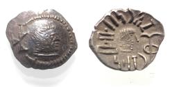 Ancient Coins - ARABIA, Southern. Himyar.. Circa AD 2nd Century. AR Drachm