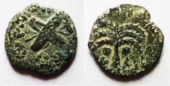 Ancient Coins - Judaea. Roman Procurators. Antonius Felix (AD 52-59) under Claudius Æ Prutah