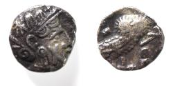 Ancient Coins - ARABIA FELIX. Sabaeans. Imitating Athens. Ca. 3rd-2nd centuries BC. AR quarter-unit