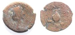 Ancient Coins - Egypt. Alexandria under Augustus (27 BC-AD 14). AE obol or 40 drachmae