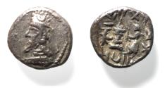 Ancient Coins - Kings of Persis. 2nd century BC. AR Obol