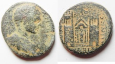 Ancient Coins - Apparently unpublished?? :  Decapolis. Abila under  Elagabalus (AD 218-222). AE 30mm, 18.95g. Struck in civic year 282 (AD 218/19).