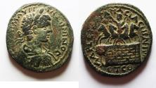 Ancient Coins - VERY RARE IN THIS QUALITY: ROMAN PROVINCIAL. Pontus. Amasia under Caracalla (AD 198-217). AE 30mm, 15.06g Struck AD 208/9.