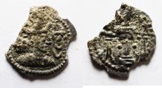 Ancient Coins - Sasanian Empire. Shapur II (AD 309-379). AR obol
