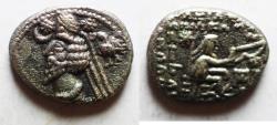 Ancient Coins - PARTHIA: PHRAATES IV, 38-2 BC, AR Drachm, Mint of Mithradatkart