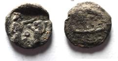 Ancient Coins - AS FOUND: PHOENICIA: Sidon. c. 346-343 BC. AR Obol or 1/16th Shekel