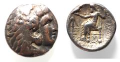 Ancient Coins - Seleukid Kings. Seleukos I Nikator (312-281 BC). AR Tetradrachm (24mm, 17.13g). In the name and types of Alexander III of Macedon.