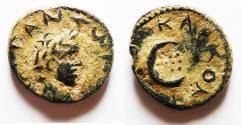 Ancient Coins - MESOPOTAMIA, Carrhae. Elagabalus. AD 218-222. Æ 16