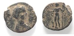 Ancient Coins - Judaea. Caesarea Panias under Geta (Caesar, AD 198-209). AE 26mm, 6.63g. Dated civic era year 202 (AD 198/9).