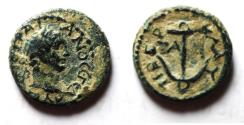 Ancient Coins - JUDAEA, Tiberias. Trajan. 98-117 CE. AE 15. AS FOUND