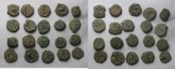 Ancient Coins - DEALER'S LOT OF 20: JUDAEA.  AE PRUTOT