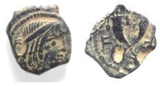 Ancient Coins - NABATAEAN . SYLLAUES , ONLY RULED SIX MONTHS. AE 14