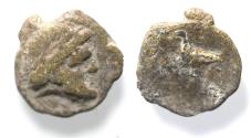 Ancient Coins - Ptolemaic Kingdom. Ptolemy X Alexander I and Cleopatra III (107-101 BC). LEAD COIN