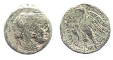 Ancient Coins - Alexander's The gReat Head: Ptolemy II AE 23