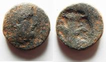 Ancient Coins - KYRENAIKA, Kyrene (Koinon). Circa 250 BC. Æ 21