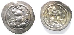 Ancient Coins - Sasanian Empire. Peroz (AD 459-484) AR Drachm