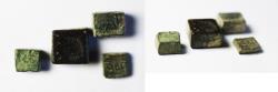 World Coins - ANCIENT ISLAMIC BRONZE WEIGHTS. ALL INSCRIBED. (4)