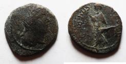 Ancient Coins - Nabataean Kingdom. Obodas II (30-9 BC). AE 19mm, 3.15g. Petra mint. Struck in regnal year 17 (14/13 BC) (?)