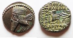 Ancient Coins - Parthian Empire Pakoros I 78 - 120 AD Silver Drachm Ecbatana Mint