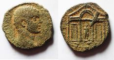 Ancient Coins - Phoenicia. Tripolis under Elagabalus (AD 218-222). AE diassarion