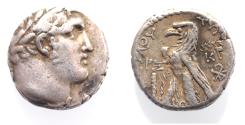Ancient Coins - JUDAS 30 PCS OF SILVER: Phoenicia Tyre. AR shekel (23mm, 13.93g). Struck in civic era year 160 (AD 34/5).