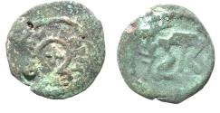 Ancient Coins - JUDAEA. HEROD I THE GREAT AE DOUBLE PRUTOT