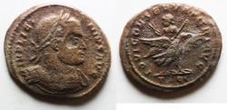 Ancient Coins - Licinius (AD 308-324). Billon nummus (19mm, 2.90g). Arelate mint. Struck AD 319.