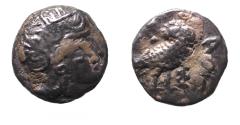 Ancient Coins - South Arabia. Kingdom of Saba'. Third-second century BC. AR half (13mm, 1.78g).