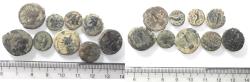 Ancient Coins - GREEK. LOT OF 9 BRONZE COINS