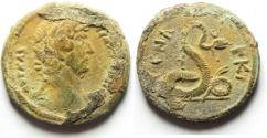 Ancient Coins - ROMAN EGYPT. HADRIAN AE DIOBOL, CHOICE QUALITY AND EXTEREMLY RARE AS FOUND