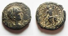 Ancient Coins - Decapolis. Petra. Geta. As Caesar, AD 198-209. Æ 24