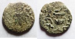 Ancient Coins - Judaea. Jewish War. First Revolt. AE Prutah. Year2. 67/68 C.E.