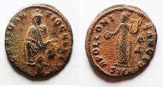 Ancient Coins - Maximinus II AE 4. Anonymous Pagan Commemorative