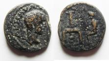 Ancient Coins - ARABIA, Charachmoba. Elagabalus. AD 218-222. AE 19