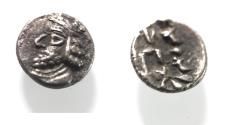 Ancient Coins - Kings of Persis. 2nd century BC. AR Obol