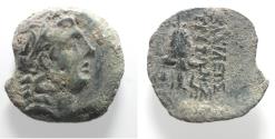 Ancient Coins - Seleukid Kings Tryphon 142-138 B.C. AE 17