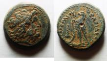 Ancient Coins - CHOICE QUALITY: PTOLEMAIC KINGDOM . PTOLEMY III AE 25. TYRE MINT