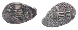 Ancient Coins - KINGS OF PARTHIA. Parthian Kingdom. SILVER DRACHM .