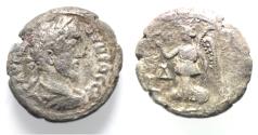 Ancient Coins - Egypt. Alexandria under Lucius Verus (AD 161-169). Billon tetradrachm (23mm, 11.35g). Dated regnal year 4 (AD 163/4).