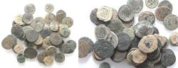 Ancient Coins - AS FOUND: LOT OF 50 ROMAN BRONZE COINS