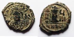 Ancient Coins - Byzantine. Maurice Tiberius AE DECANUMMIUM