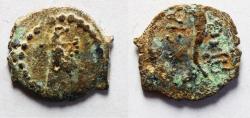Ancient Coins - Judaea, Herod the Great, 37 - 4 B.C. AE Lepton
