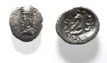 Ancient Coins - Kings of Persis. 2nd century BC. AR Obol