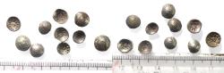 Ancient Coins - LOT OF 10: ARABIA, Southern. Himyar. 'Amd?n Bay?n Yahaqbi?. Circa AD 100-120. AR Fractions. 0.30 gm
