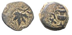 Ancient Coins - Judaea. Jewish War. First Revolt. AE Prutah. Year 2. 67/68 C.E.