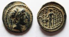 Ancient Coins - EXCEPTIONAL: GREEK. Seleukid Kingdom. Antiochos XII Dionysos (87/6-83/2 BC). AE 18